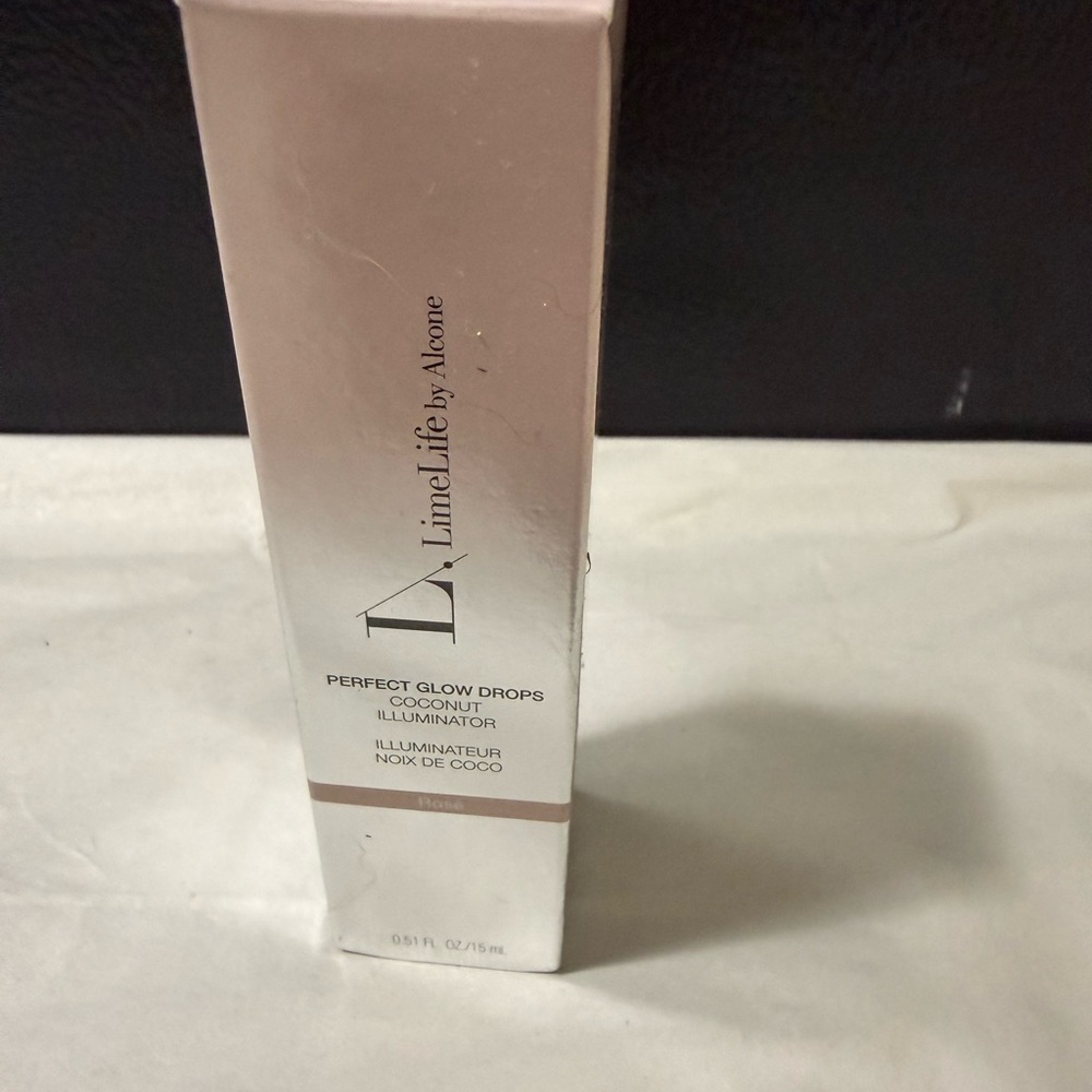 Limelife by Alcone Perfect Glow Drops Rose Illuminator New with Box 0.51oz/15ml